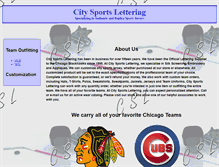 Tablet Screenshot of citysportslettering.com